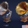 1531176 - PBR Game 3D Models - Stylized Gramophone Low Poly 3D Max