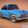 1531186 - PBR Game 3D Models - 1960 Aston Martin Db4 Toon 3D Max