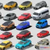 1531198 - PBR Game 3D Models - 25 Low Poly Car Models Japanese Icons 3D Max