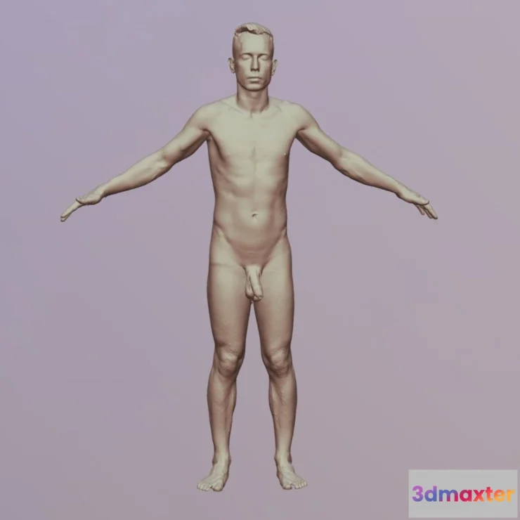 1531200 - PBR Game 3D Models - 3D Body Scan Man 3D Max