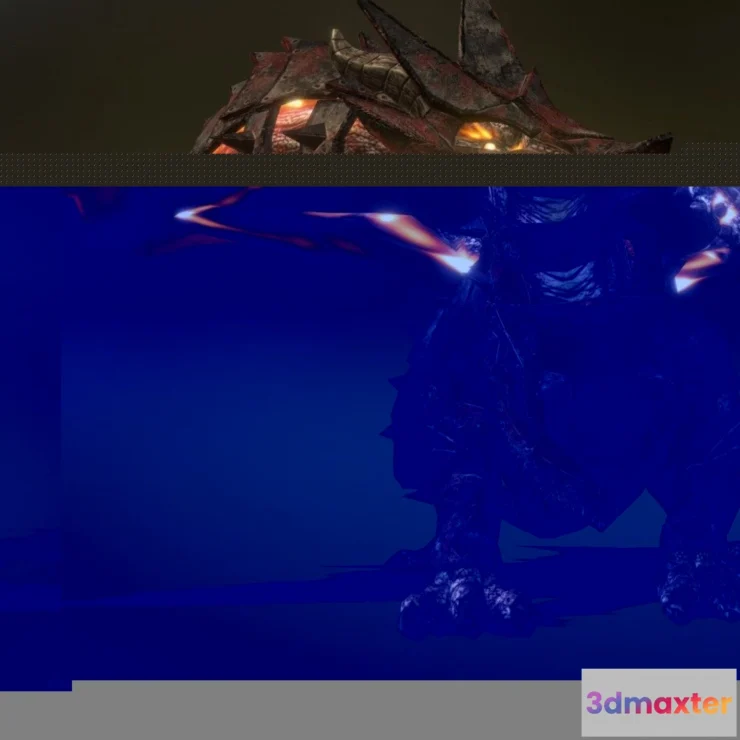 1531212 - PBR Game 3D Models - 3Drt Battle Dragon 3D Max