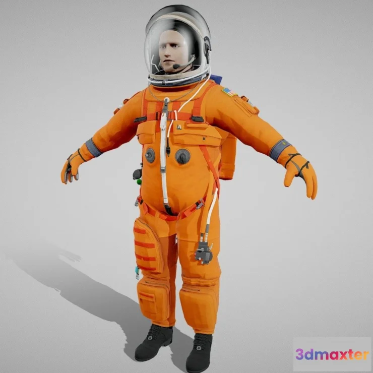 1531224 - PBR Game 3D Models - Aces Us Advanced Crew Escape Suit 3D Max