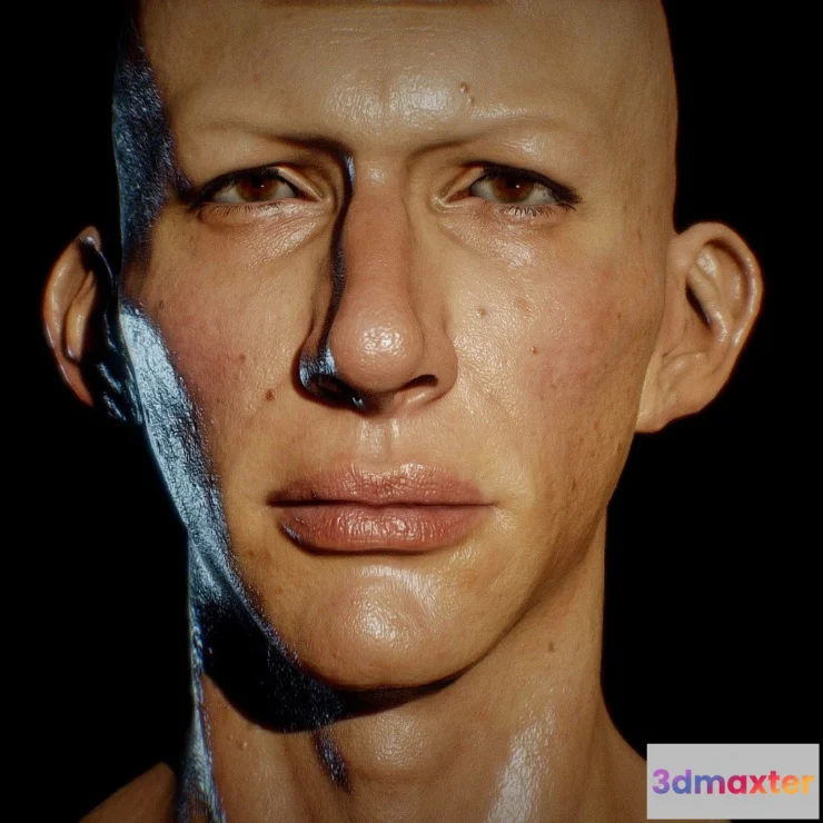 1531226 - PBR Game 3D Models - Adam Driverkylo Ren 3D Model 3D Max