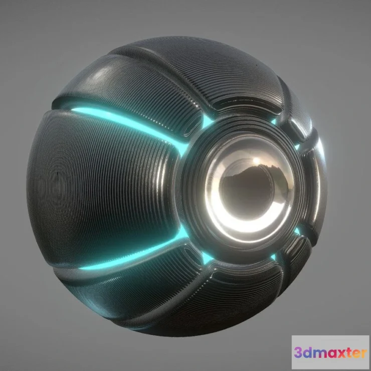 1531230 - PBR Game 3D Models - Aexuron Type03v01 Observer Drone 3D Max