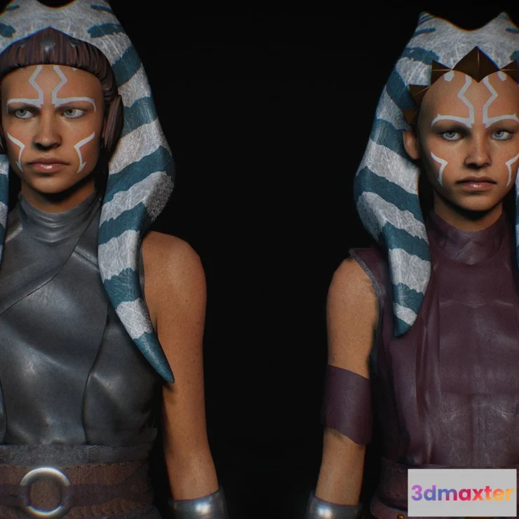 1531232 - PBR Game 3D Models - Ahsoka 2 Wip 3D Max