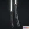 1531234 - PBR Game 3D Models - Ahsoka Lightsabers 3D Max