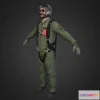 1531240 - PBR Game 3D Models - Aircraft Pilot 3D Max