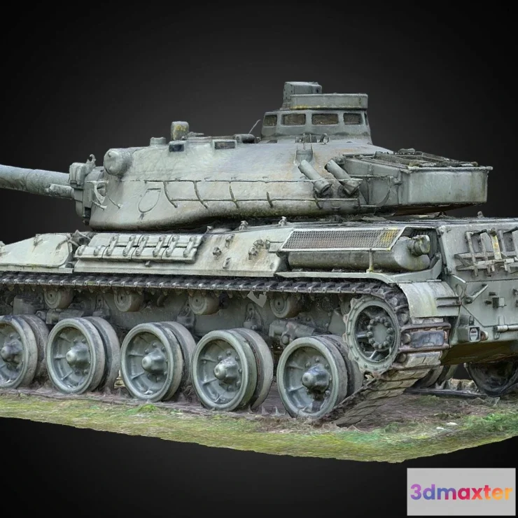 1531262 - PBR Game 3D Models - Amx 30 French Army Main Battle Tank 3D Max