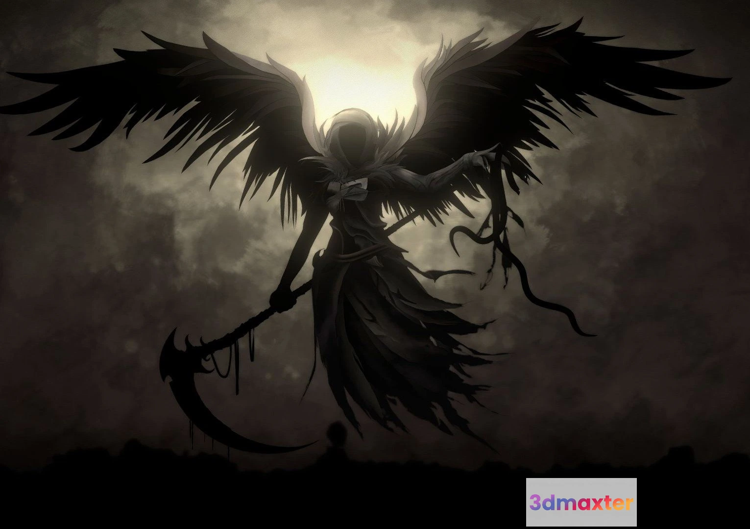 1531266 - PBR Game 3D Models - Angel Of Death 3D Max