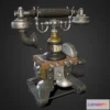 1531272 - PBR Game 3D Models - Antique Lm Ericsson Phone 3D Max