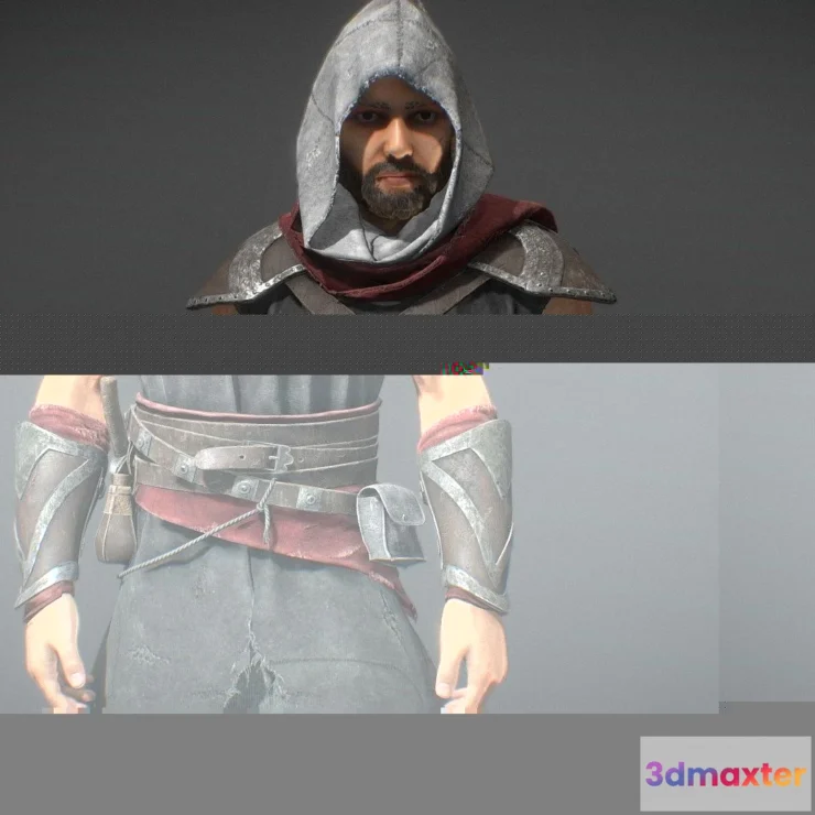 1531304 - PBR Game 3D Models - Assassin Omar 3D Max