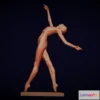 1531330 - PBR Game 3D Models - Ballerina 3D Max
