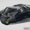 1531350 - PBR Game 3D Models - Batmobile 2005 3D Max