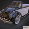 1531358 - PBR Game 3D Models - Beetle Convertible Volkswagen Fusca 3D Max
