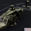 1531366 - PBR Game 3D Models - Black Hawk Helicopter With Full Interior 3D Max