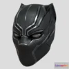 1531372 - PBR Game 3D Models - Black Panther Mask 3D Max
