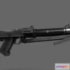 1531376 - PBR Game 3D Models - Blaster DC-15S 3D Max