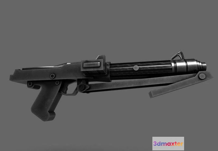 1531376 - PBR Game 3D Models - Blaster DC-15S 3D Max