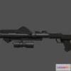 1531378 - PBR Game 3D Models - Blaster Rifle DC-15A 3D Max