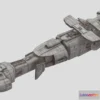1531406 - PBR Game 3D Models - Brahatok Class Gunship Star Wars 3D Max
