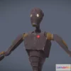 1531434 - PBR Game 3D Models - Bx Commando Droid Bad Batch Fanart Rig 3D Max