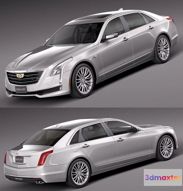 1531442 - PBR Game 3D Models - Cadillac CT6 2016 3D Max
