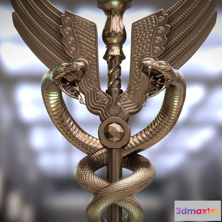 1531444 - PBR Game 3D Models - Caduceus 3D Max