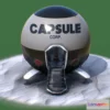 1531450 - PBR Game 3D Models - Capsule Corporation Spaceship Low Poly Free 3D Max