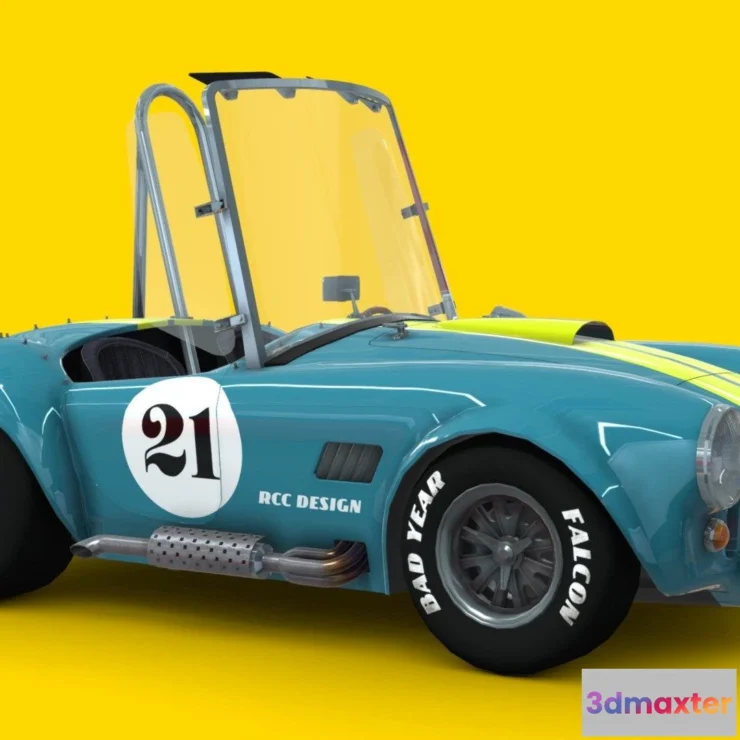 1531456 - PBR Game 3D Models - Cartoon Car Kobra 3D Max