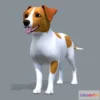 1531464 - PBR Game 3D Models - Cartoon Dog Jack Russell Terrier 3D Max