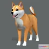 1531468 - PBR Game 3D Models - Cartoon Dog Shiba Inu 3D Max
