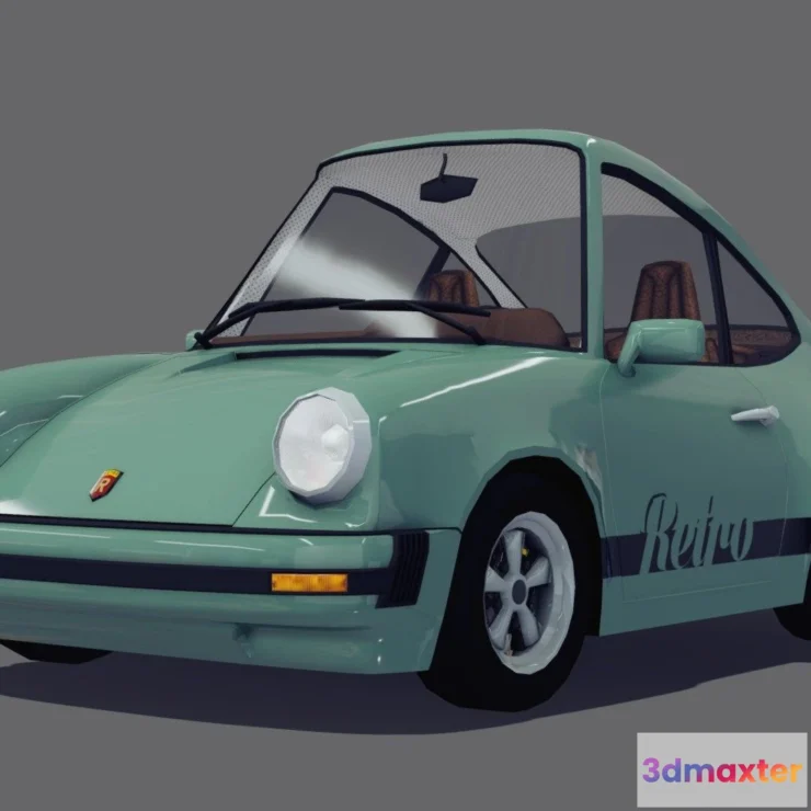 1531476 - PBR Game 3D Models - Cartoon Sports Car 3D Max