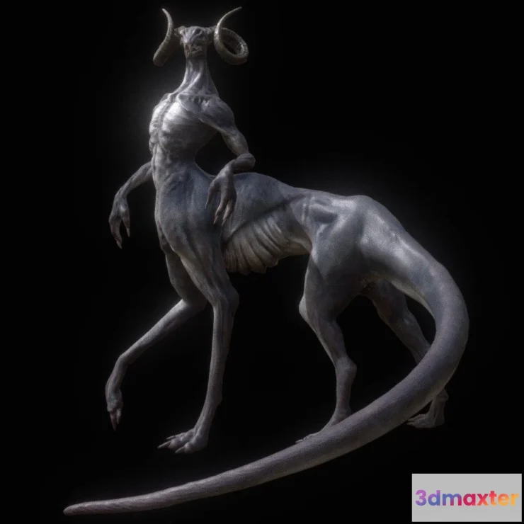 1531492 - PBR Game 3D Models - Celestial Creature 3D Max