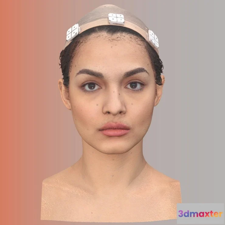 1531522 - PBR Game 3D Models - Chloe Parker Raw 3D Head Scan 3D Max