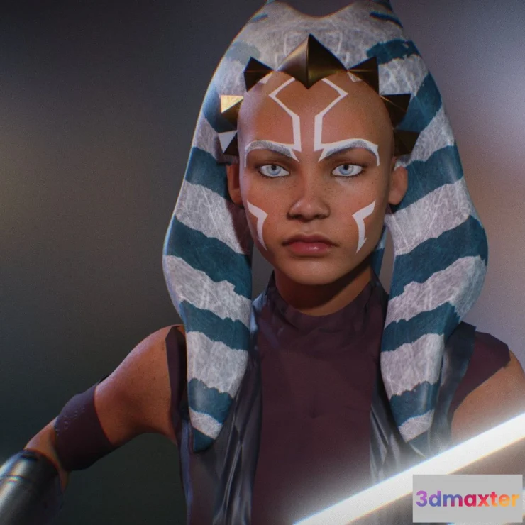 1531532 - PBR Game 3D Models - Clone Wars Ahsoka 3D Max
