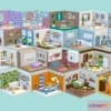 1531556 - PBR Game 3D Models - Cozy Cartoon Rooms Interior 3D Max