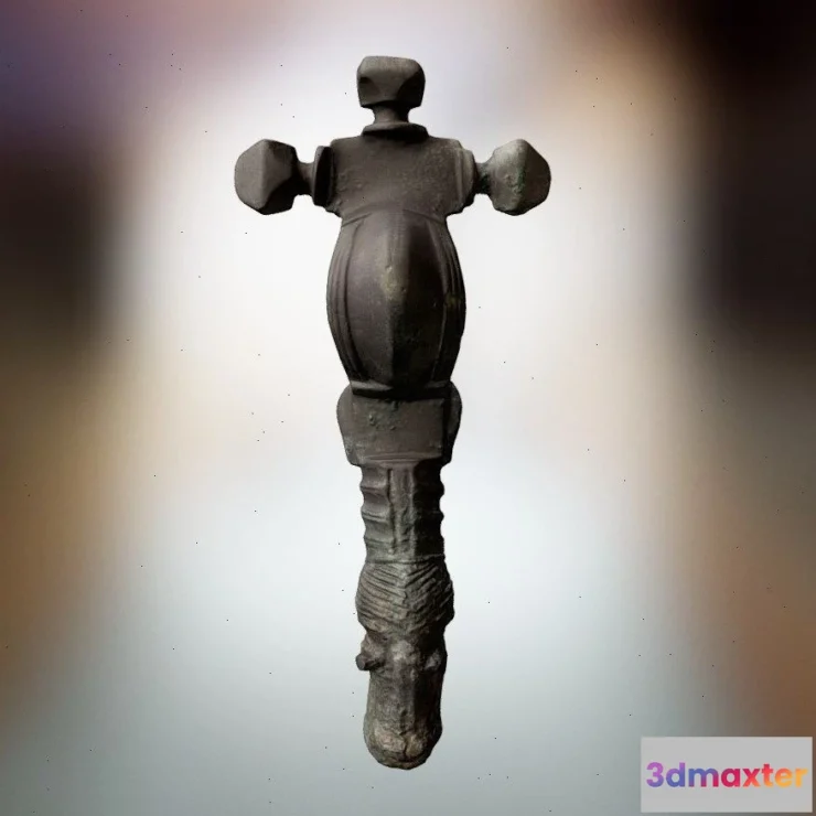 1531564 - PBR Game 3D Models - Cruciform Brooch 3D Max