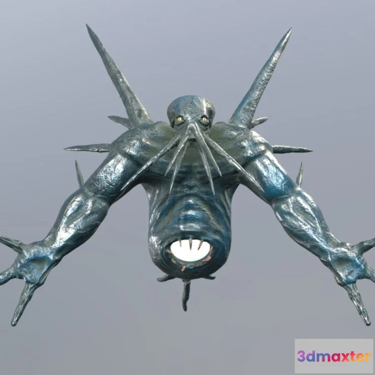 1531568 - PBR Game 3D Models - Cthulhu The Sea Monster 3D Max