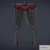 1531580 - PBR Game 3D Models - Curtain Victorian 3D Max