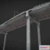 1531588 - PBR Game 3D Models - Cyberpunk Scifi Bridge 3D Max
