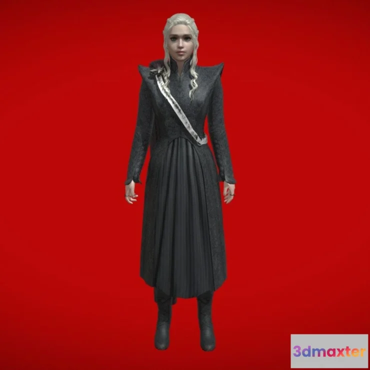 1531596 - PBR Game 3D Models - Daenerys 3D Max
