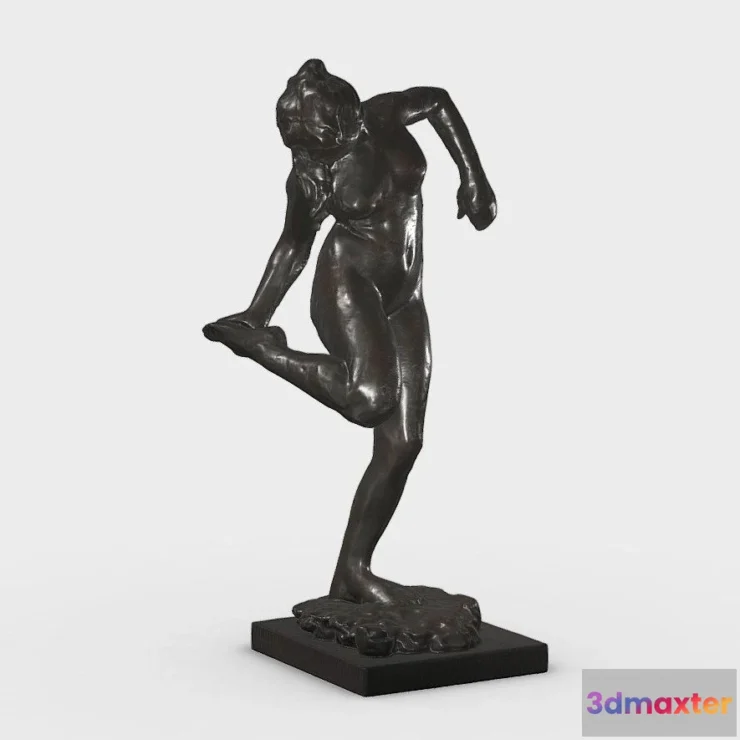 1531604 - PBR Game 3D Models - Danseuse Edgar Degas 3D Max