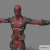 1531628 - PBR Game 3D Models - Deadpool Running 3D Max