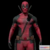 1531630 - PBR Game 3D Models - Deadpool Static No Rig Gameready 3D Max