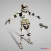 1531650 - PBR Game 3D Models - Dirty Storm Trooper Light Star Wars First Order 3D Max