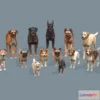 1531652 - PBR Game 3D Models - Dogs Big Pack V2 3D Max