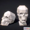 1531718 - PBR Game 3D Models - Faceted Skull 3D Max
