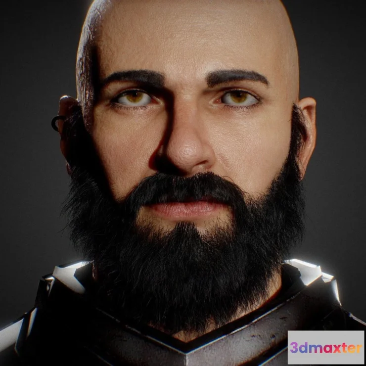 1531728 - PBR Game 3D Models - Fantasy Knight 3D Model 3D Max