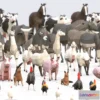 1531732 - PBR Game 3D Models - Farm Animals Pack 3D Max