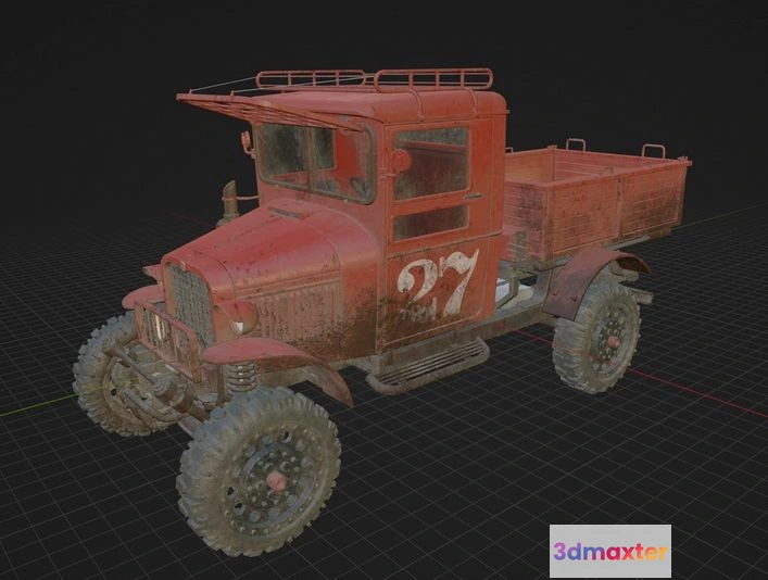 1531784 - PBR Game 3D Models - GAZ CT-1 3D Max